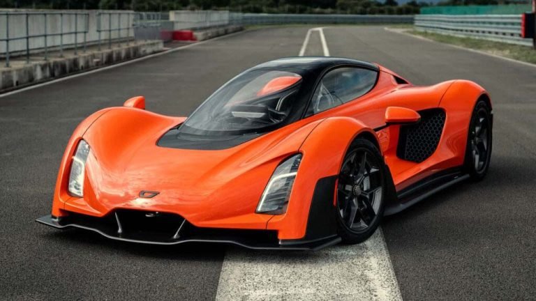 Luxury Orange sport car
